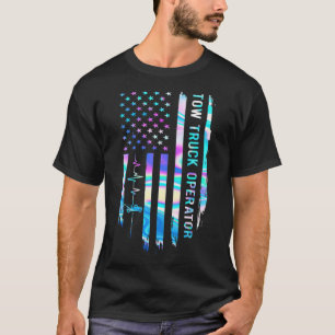 Camiseta Impresionante operador de camión de remolque de pa