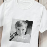 Camiseta Impresionante papá desde 20XX Moderno y elegante f<br><div class="desc">Este diseño simple y moderno se compone de tipografía de la cadena y cursiva y añade una foto personalizado</div>