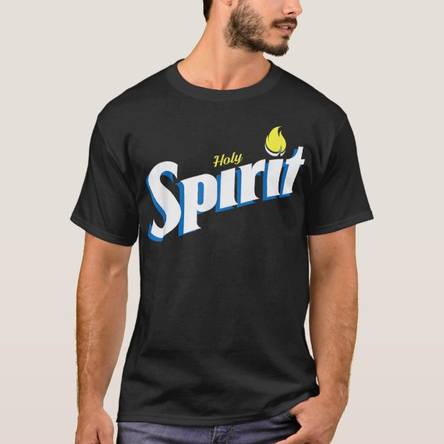 Camiseta Impresionante Parodia Espíritu Santo Cristiano Uni (Anverso)
