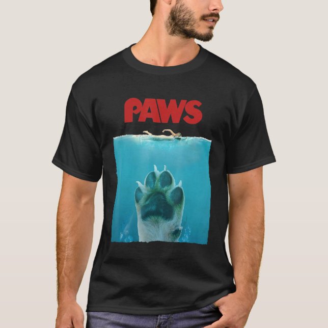 Camiseta Impresionante película Paws parodiando a perro (Anverso)