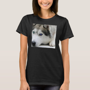 Camiseta Impresionante perro siberiano Husky Wolf