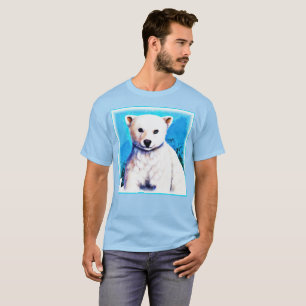 Camiseta Impresionante pintura de un cubo de oso polar. ¡Ha