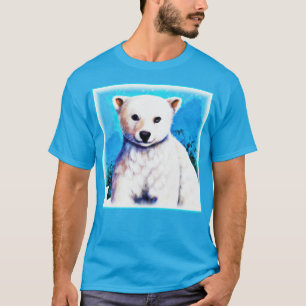 Camiseta Impresionante pintura de un cubo de oso polar. ¡Ha