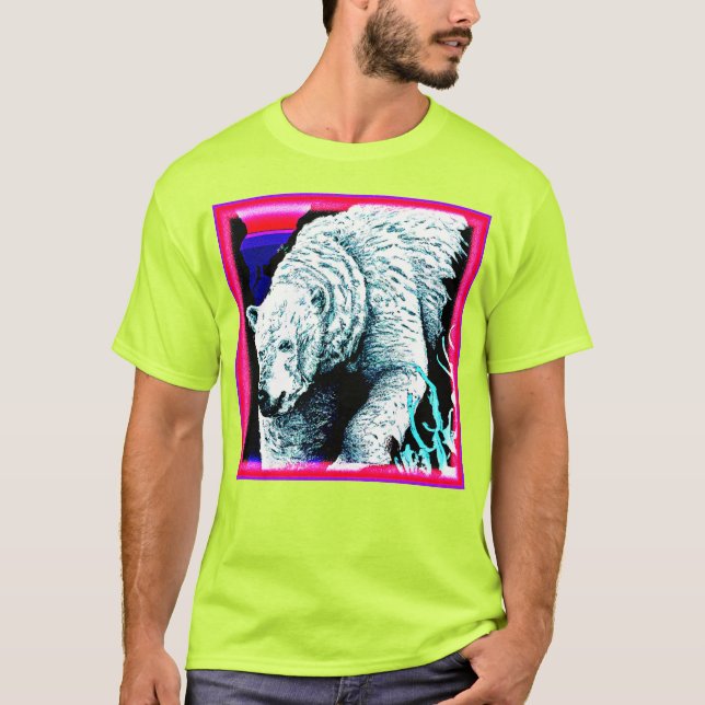 Camiseta Impresionante pintura de un oso polar. ¡Hazte con  (Anverso)