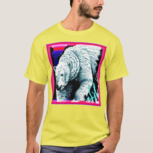 Camiseta Impresionante pintura de un oso polar. ¡Hazte con  (Anverso)