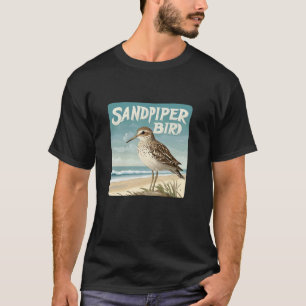 Camiseta Impresionante playa con traje de pájaro de arena