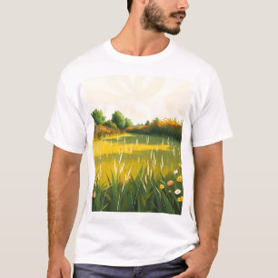 Camiseta Impresionante pradera tranquila
