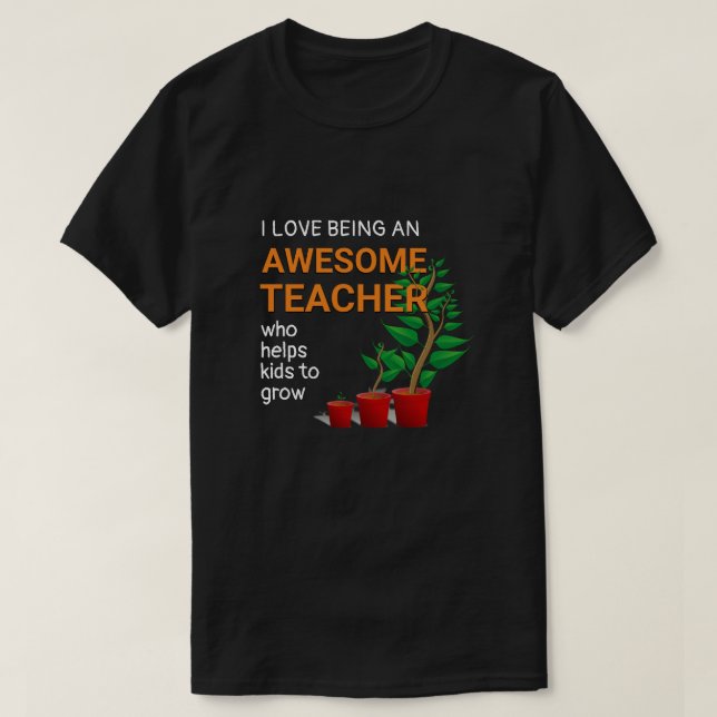 Camiseta Impresionante profesor (Diseño del anverso)