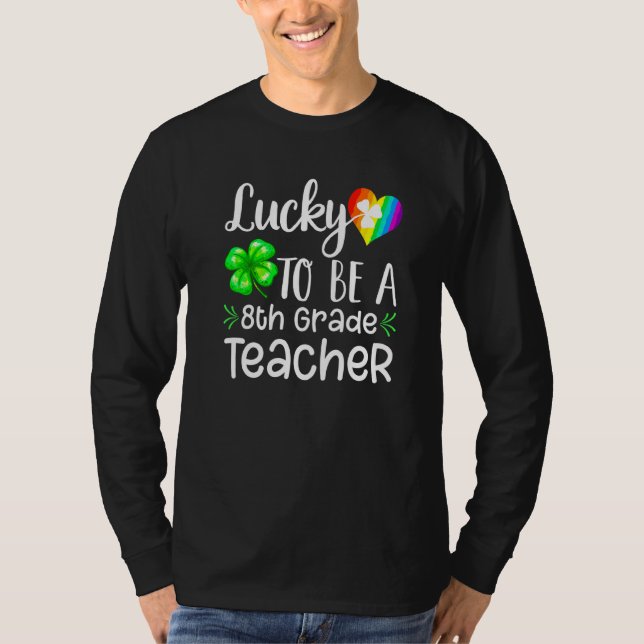 Camiseta Impresionante profesor de octavo grado irlandés St (Anverso)
