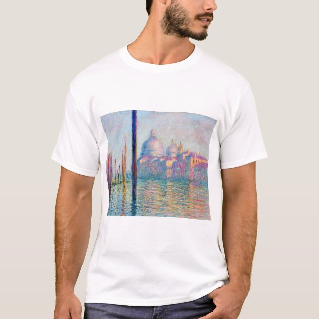 Camiseta Impresionante pueblo de Monet Le Grand Canal (Anverso)