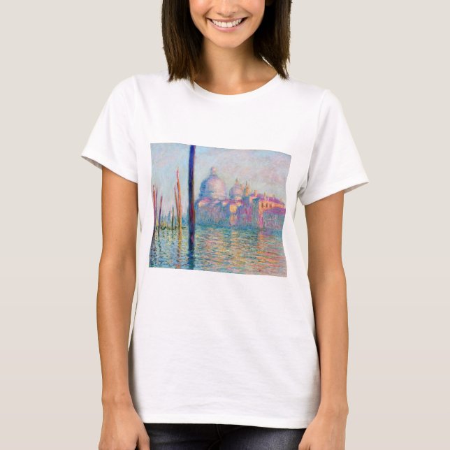 Camiseta Impresionante pueblo de Monet Le Grand Canal (Anverso)