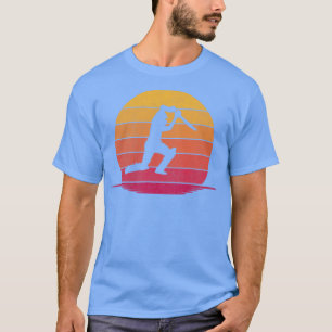 Camiseta Impresionante regalo de cricket Hobby Silhouette S