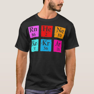 Camiseta Impresionante regalo de elementos químicos de la c