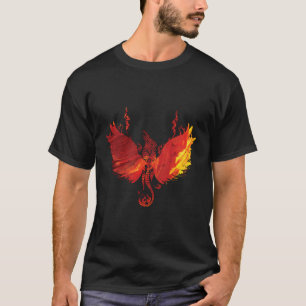 Camiseta Impresionante regalo divertido de Phoenix Red Fire