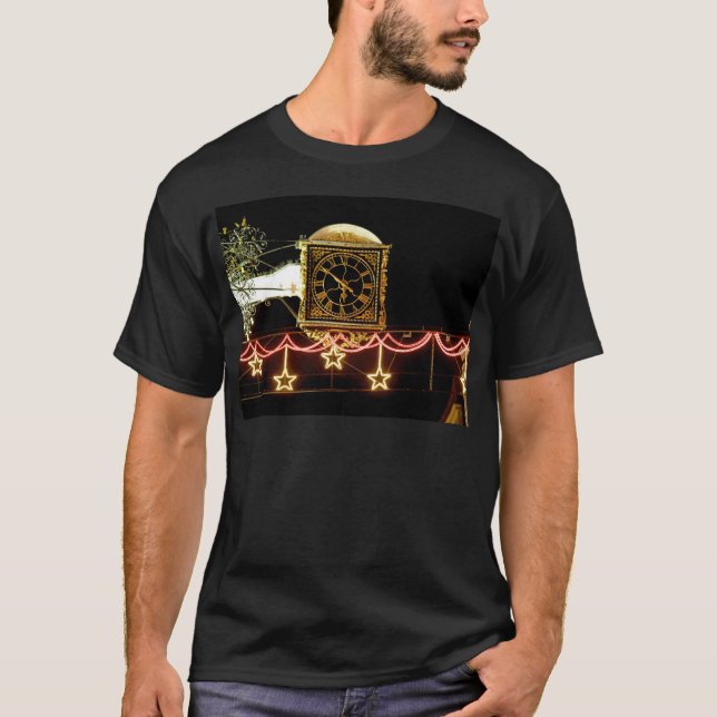 Camiseta Impresionante reloj en Navidad (Anverso)