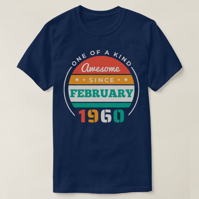 Camiseta Impresionante retro desde la cosecha de cumpleaños (Diseño del anverso)