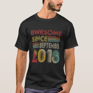 Camiseta Impresionante Setiembre 2018 2 Años De Edad 2º Cum