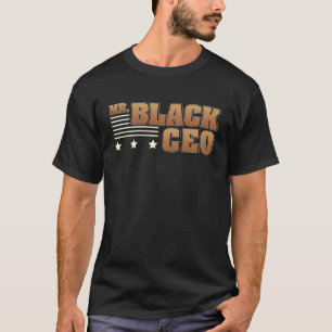 Camiseta Impresionante Sr. Black Director Ejecutivo De Una