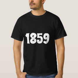 Camiseta Impresionante texto basado en Vintage 1859 para su