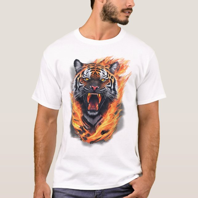 Camiseta Impresionante tigre (Anverso)