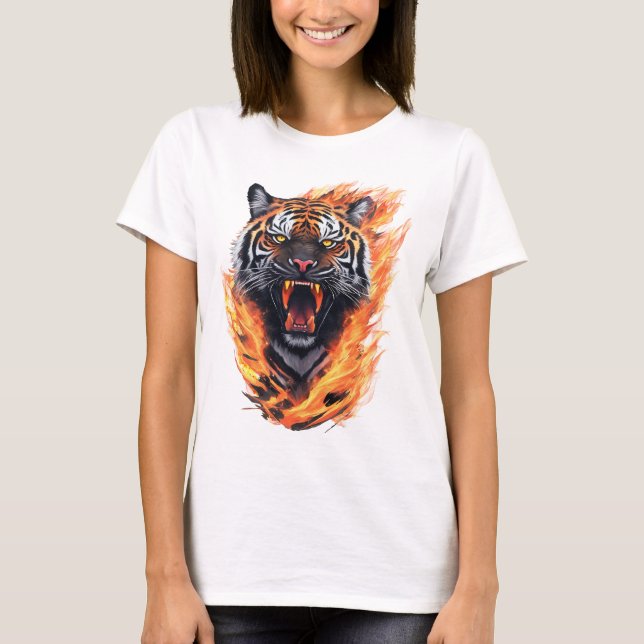 Camiseta Impresionante tigre (Anverso)