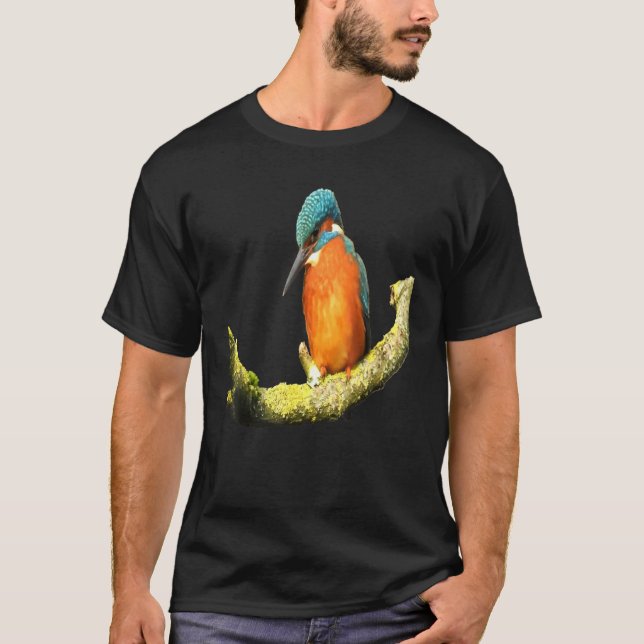 Camiseta Impresionante vector de Kingfisher (Anverso)