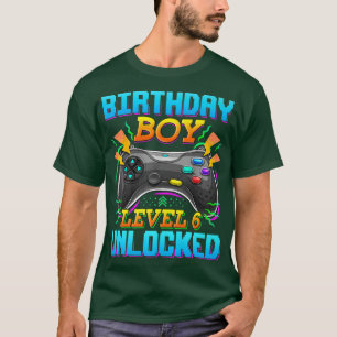 Camiseta Impresionante videojuego de nivel 6 desbloqueado 6