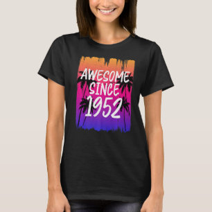 Camiseta Impresionante vintage desde 1952 retro