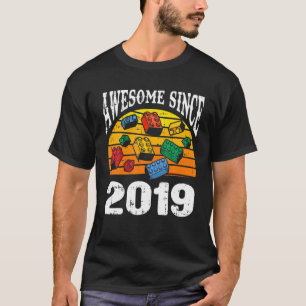 Camiseta Impresionantes Bloques De Construcción Desde 2019 