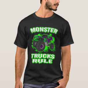 Camiseta Impresionantes Camiones De Monstruo Gobiernan Para