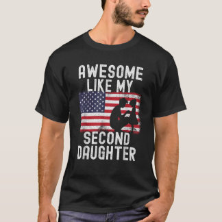 Camiseta Impresionantes hombres como mi segunda hija, segun