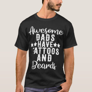 Camiseta Impresionantes modas tienen tatuajes y barbas dive