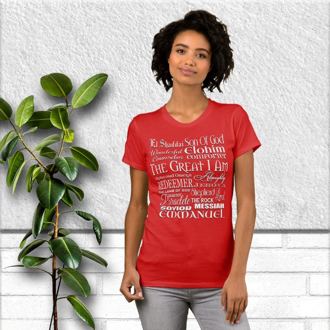 Camiseta Impresionantes nombres de Dios (Subido por el creador)