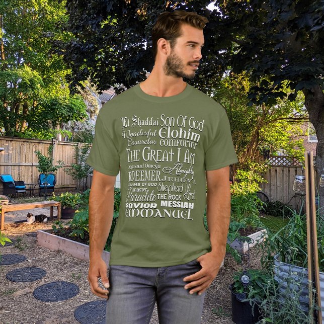 Camiseta Impresionantes nombres de Dios (Subido por el creador)
