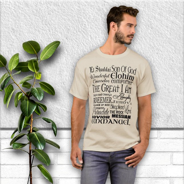 Camiseta Impresionantes nombres de Dios (Subido por el creador)
