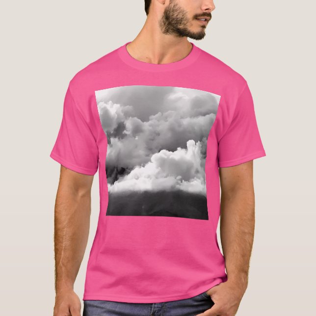Camiseta Impresionantes Nubes Masivas Blancas Y Negras Sobr (Anverso)