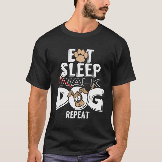Camiseta Impresionantes perros que duermen repiten el amor  (Anverso)