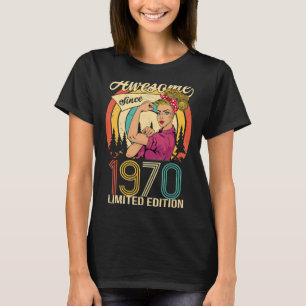 Camiseta Impresionantes regalos de cumpleaños desde 1970 ed