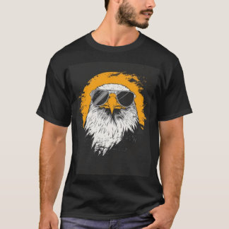 Camiseta Impresiones de águila audaces - Arte inspirado en