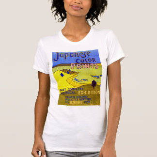 Camiseta Impresiones de color japonesas