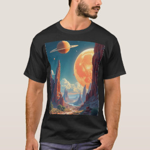 Camiseta Impresiones de espacio inspiradoras y temas de esp