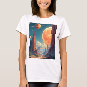 Camiseta Impresiones de espacio inspiradoras y temas de esp