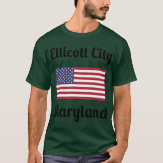 Camiseta Impresiones de estilo Ellicott City Maryland1