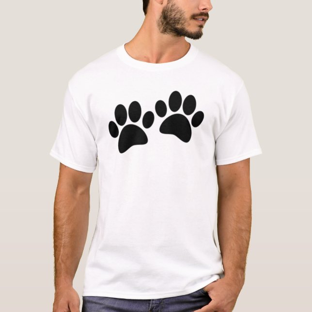 Camiseta Impresiones de la pintura de un Personalizado negr (Anverso)