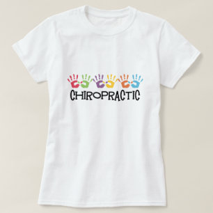 Camiseta Impresiones de mano quiroprácticas