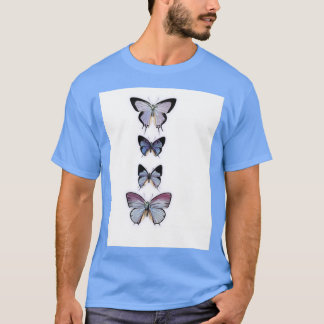 Camiseta Impresiones de mariposa de bonito