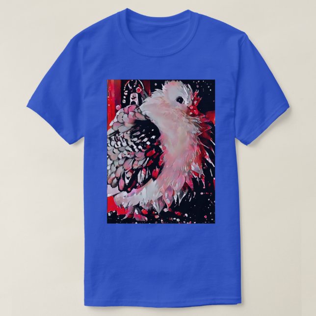 Camiseta Impresiones de un pájaro malicioso (Diseño del anverso)