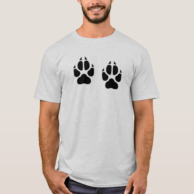 Camiseta Impresiones del lobo (Anverso)