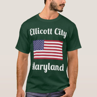 Camiseta Impresiones elegantes de Ellicott City Maryland2