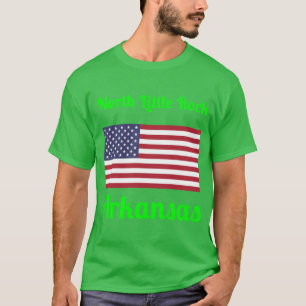 Camiseta Impresiones elegantes de North Little Rock Arkansa